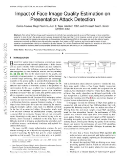 Impact of Face Image Quality Estimation on Presentation Attack Detection