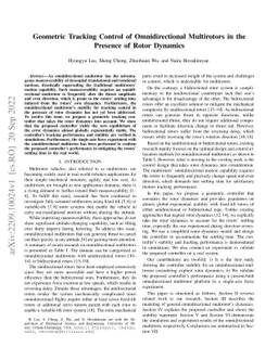 Geometric Tracking Control of Omnidirectional Multirotors for Aggressive Maneuvers