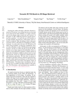 Towards 3D VR-Sketch to 3D Shape Retrieval