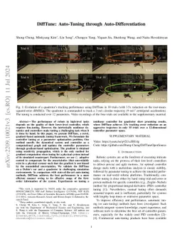 DiffTune: Auto-Tuning through Auto-Differentiation