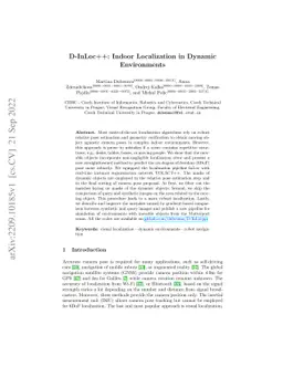 D-InLoc++: Indoor Localization in Dynamic Environments