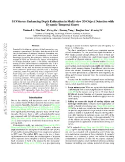 BEVStereo: Enhancing Depth Estimation in Multi-view 3D Object Detection
  with Dynamic Temporal Stereo