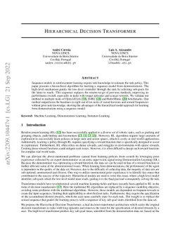 Hierarchical Decision Transformer