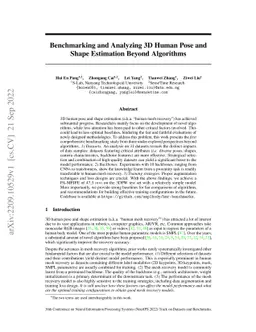 Benchmarking and Analyzing 3D Human Pose and Shape Estimation Beyond
  Algorithms