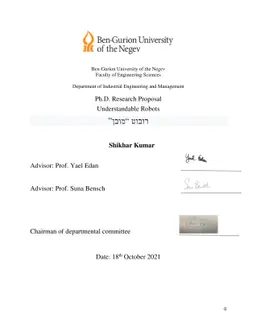 Understandable Robots