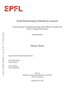 Implementing and Experimenting with Diffusion Models for Text-to-Image
  Generation