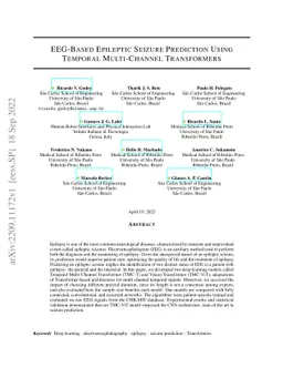 EEG-Based Epileptic Seizure Prediction Using Temporal Multi-Channel
  Transformers
