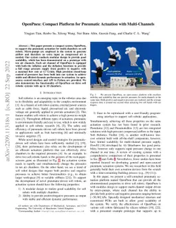 OpenPneu: Compact platform for pneumatic actuation with multi-channels