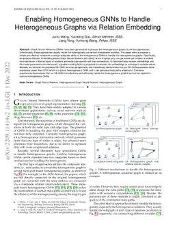 Enabling Homogeneous GNNs to Handle Heterogeneous Graphs via Relation
  Embedding
