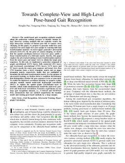 Towards Complete-View and High-Level Pose-based Gait Recognition