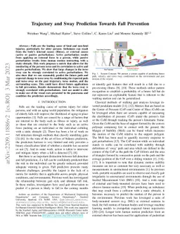 Trajectory and Sway Prediction Towards Fall Prevention