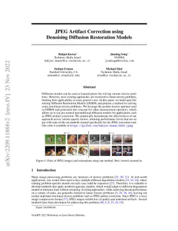 JPEG Artifact Correction using Denoising Diffusion Restoration Models