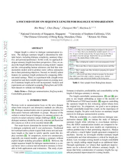 A Focused Study on Sequence Length for Dialogue Summarization