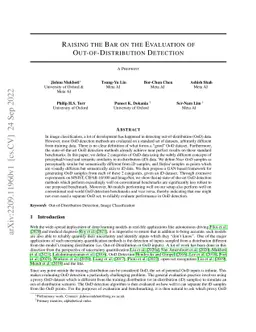 Raising the Bar on the Evaluation of Out-of-Distribution Detection