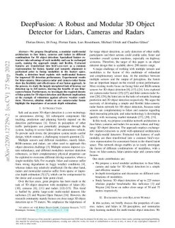 DeepFusion: A Robust and Modular 3D Object Detector for Lidars, Cameras
  and Radars
