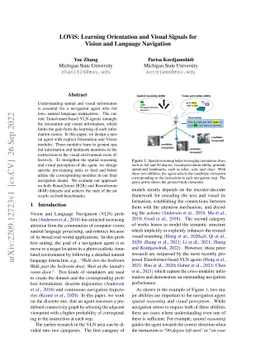 LOViS: Learning Orientation and Visual Signals for Vision and Language
  Navigation