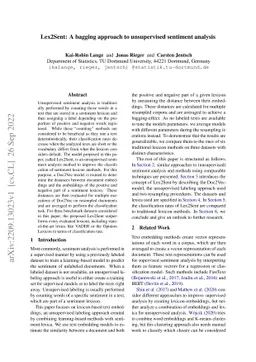 Lex2Sent: A bagging approach to unsupervised sentiment analysis