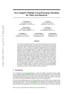 Text-Adaptive Multiple Visual Prototype Matching for Video-Text
  Retrieval