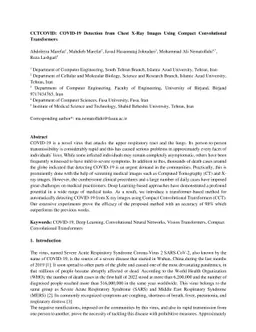CCTCOVID: COVID-19 Detection from Chest X-Ray Images Using Compact
  Convolutional Transformers