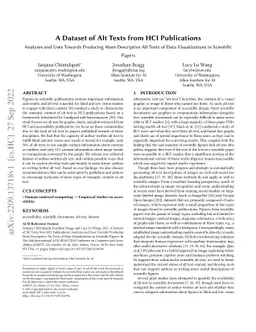 A Dataset of Alt Texts from HCI Publications: Analyses and Uses Towards
  Producing More Descriptive Alt Texts of Data Visualizations in Scientific
  Papers