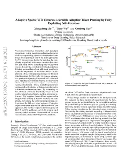 Adaptive Sparse ViT: Towards Learnable Adaptive Token Pruning by Fully
  Exploiting Self-Attention