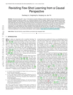 Revisiting Few-Shot Learning from a Causal Perspective