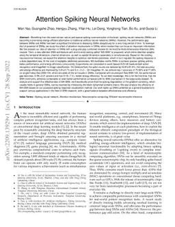 Attention Spiking Neural Networks