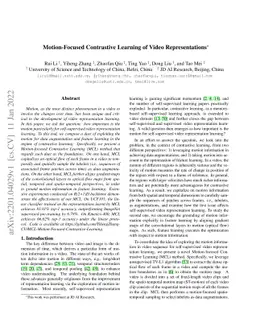 Motion-Focused Contrastive Learning of Video Representations