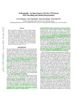 ExBrainable: An Open-Source GUI for CNN-based EEG Decoding and Model
  Interpretation