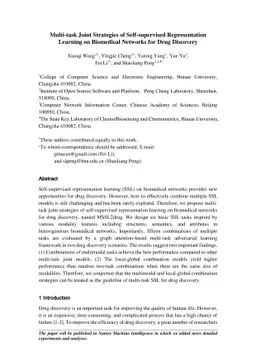 Multi-task Joint Strategies of Self-supervised Representation Learning
  on Biomedical Networks for Drug Discovery