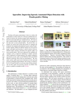 SparseDet: Improving Sparsely Annotated Object Detection with
  Pseudo-positive Mining