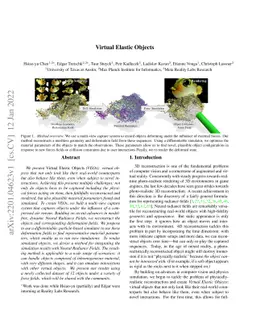Virtual Elastic Objects