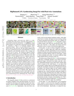 BigDatasetGAN: Synthesizing ImageNet with Pixel-wise Annotations
