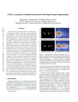 CFNet: Learning Correlation Functions for One-Stage Panoptic
  Segmentation