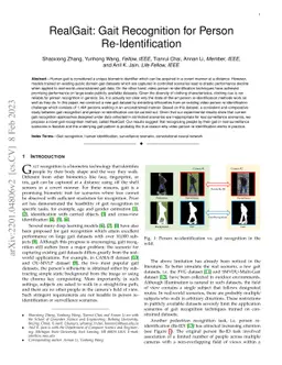 RealGait: Gait Recognition for Person Re-Identification