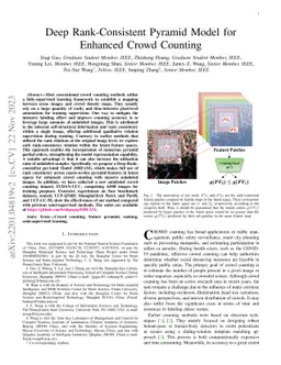 Deep Rank-Consistent Pyramid Model for Enhanced Crowd Counting