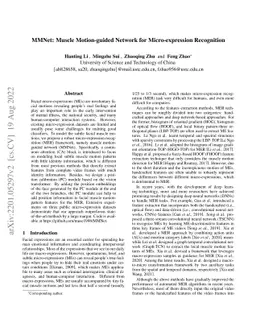 MMNet: Muscle motion-guided network for micro-expression recognition