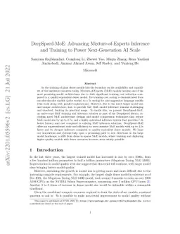 DeepSpeed-MoE: Advancing Mixture-of-Experts Inference and Training to
  Power Next-Generation AI Scale