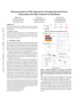 Demonstration of PI2: Interactive Visualization Interface Generation for
  SQL Analysis in Notebook