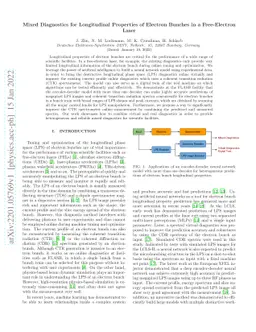 Mixed Diagnostics for Longitudinal Properties of Electron Bunches in a
  Free-Electron Laser