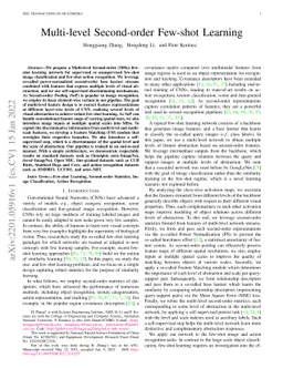 Multi-level Second-order Few-shot Learning
