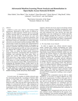 Adversarial Machine Learning Threat Analysis and Remediation in Open
  Radio Access Network (O-RAN)