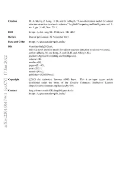 A novel attention model for salient structure detection in seismic
  volumes