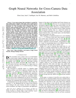 Graph Neural Networks for Cross-Camera Data Association