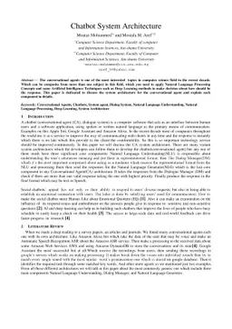 Chatbot System Architecture