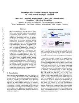 AutoAlign: Pixel-Instance Feature Aggregation for Multi-Modal 3D Object
  Detection