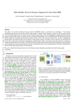 BDA-SketRet: Bi-Level Domain Adaptation for Zero-Shot SBIR