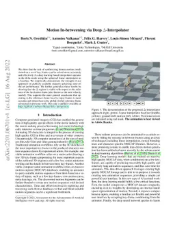 Motion Inbetweening via Deep $Δ$-Interpolator