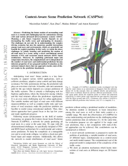 Context-Aware Scene Prediction Network (CASPNet)