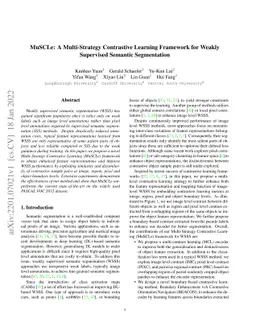 MuSCLe: A Multi-Strategy Contrastive Learning Framework for Weakly
  Supervised Semantic Segmentation